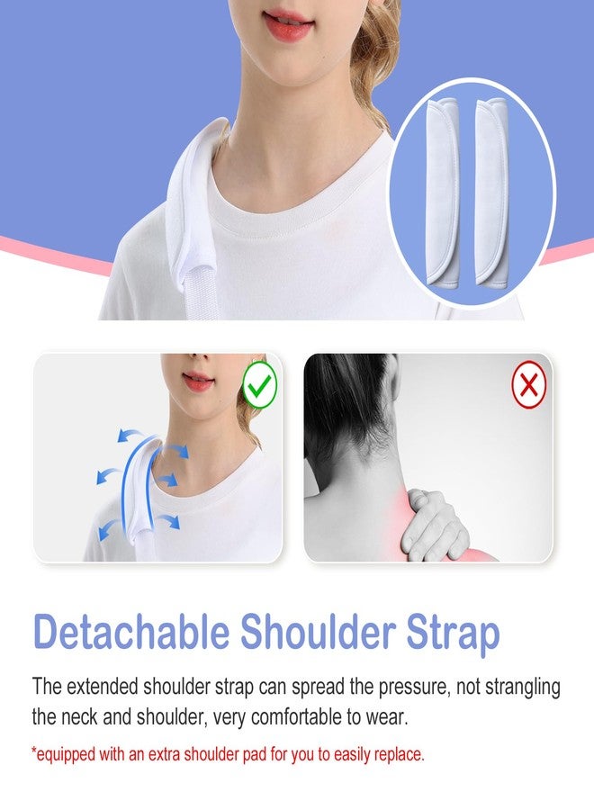 Ledhlth Kids Arm Sling for Broken Arm, Torn Rotator Cuff, Shoulder Elbow Wrist Injury, Printed Pediatric Brace Support (Purple Princess, Small) - Image 3