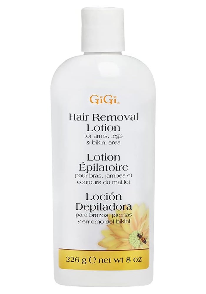 GiGi Hair Removal Lotion for Arms, Legs & Bikini Area - 8 Ounce - Image 1