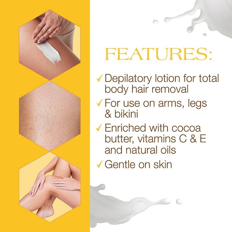 GiGi Hair Removal Lotion for Arms, Legs & Bikini Area - 8 Ounce - Image 4