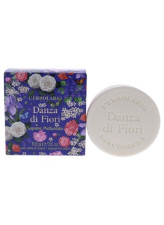 L'Erbolario Dance Of Flowers Perfumed Bar Soap Enriched With All Natural Ingredients And Aromatic Fragrances Cleanses And Moisturizes Skin Long Lasting And Creates A Rich Creamy Lather 3.5 Oz 