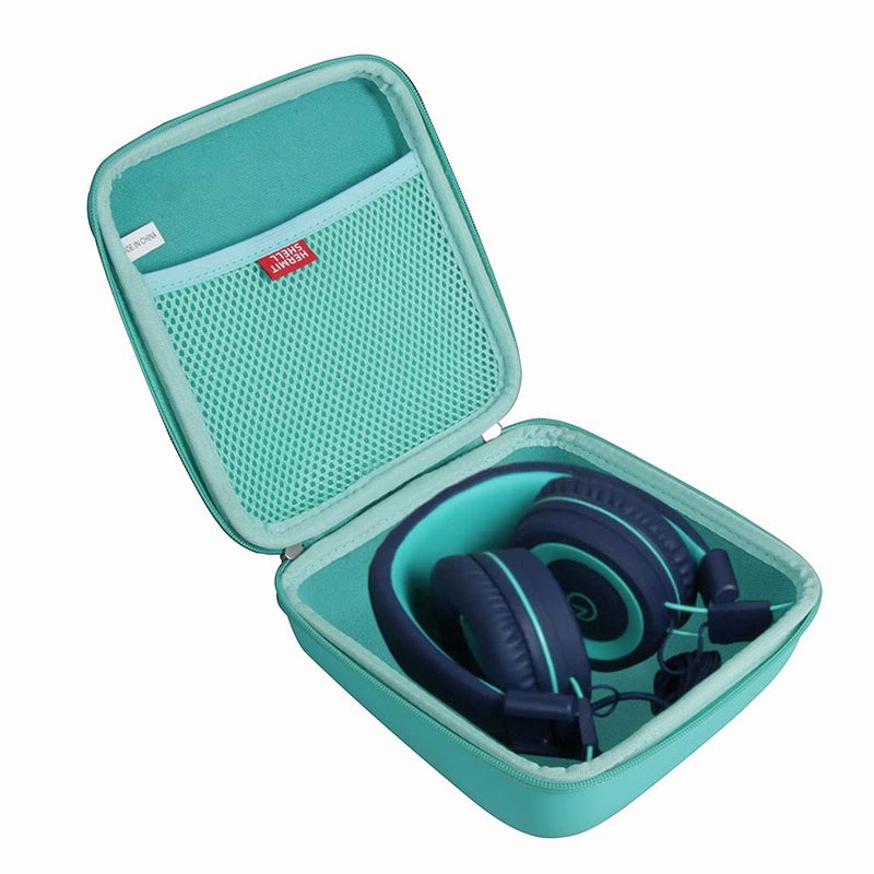 Hermitshell حافظة هيرميتشل للسفر لمنتجات نوت K11 / سماعات الأطفال إليكدر i37 (حافظة فقط) (أخضر مائل إلى الأزرق) - Image 1