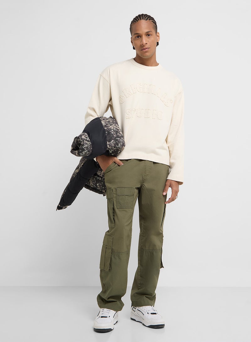 JACK & JONES Original Studio Austin Crew Neck Sweatshirt - Image 4