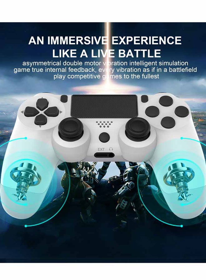 PlayStation Controller Wireless Gamepad, Pro Controllers Compatible with P4/OLED/PC,Bluetooth One-Key Pairing Gamepad,long-lasting battery,6-Axis Motion Wake Up Function - Image 5