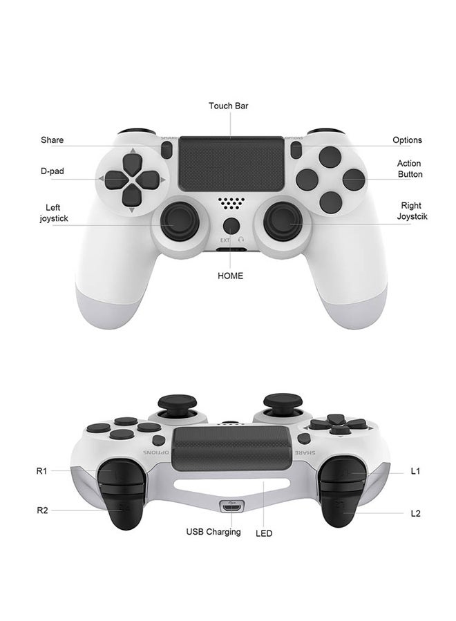 PlayStation Controller Wireless Gamepad, Pro Controllers Compatible with P4/OLED/PC,Bluetooth One-Key Pairing Gamepad,long-lasting battery,6-Axis Motion Wake Up Function - Image 4