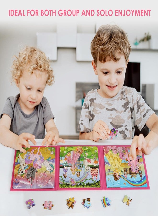 NASHRIO Magnetic Puzzles for Kids Ages 4-6, 36-Piece Toddler Travel Toys Princess Puzzles Ages 3-5, Educational Learning Magnets, Ideal Road Trip Activities Toys for 3 4 5 6 Girls - Image 5