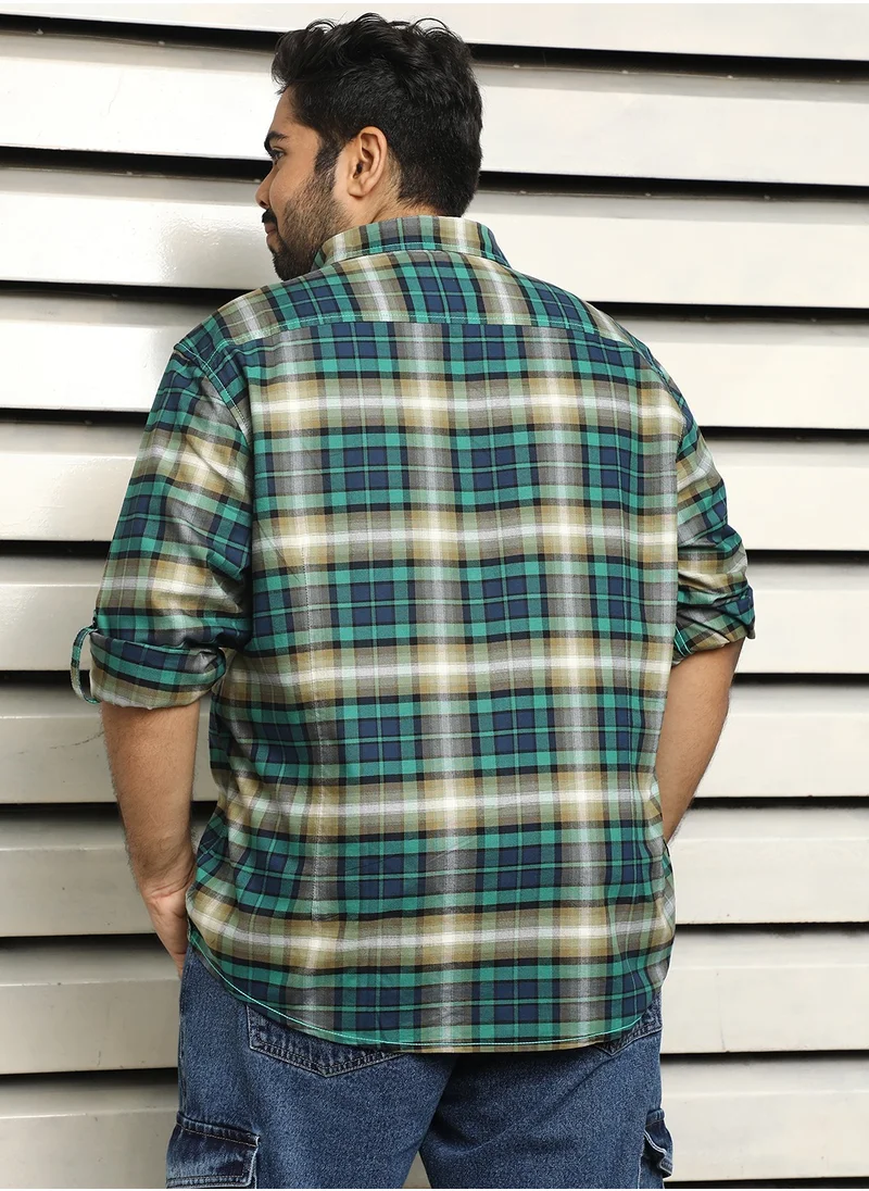 HIGH STAR Checked Regular Fit Casual Shirt for Men