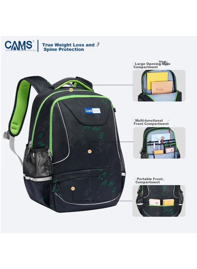 Cams 2.0 Cloud-sensing Suspended Weight Reduction Backpack For Grades 1-3 Boys And Girls, Large Capacity Elementary School Student Lightweight Spine Protection S10203l - Image 4