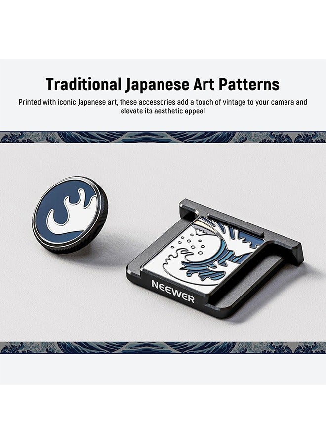 NEEWER X100V X100VI Hot Shoe Cover  Shutter on Cap Set, Cold Shoe Cover with Shutter Release on, Photography Accessories Compatible with Fujifilm X100V X100VI, Black, CA115 - Image 5