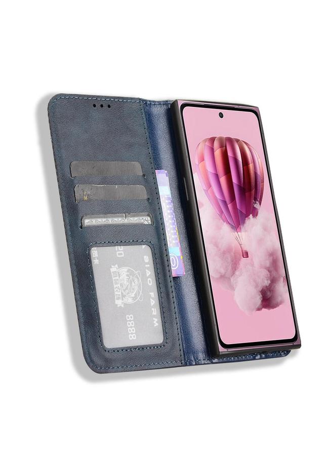 The Bros Phone Case For HMD Skyline Magnetic Buckle Retro Texture Leather Phone Phone Case - Image 4