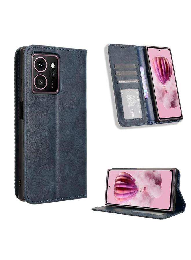 The Bros Phone Case For HMD Skyline Magnetic Buckle Retro Texture Leather Phone Phone Case - Image 1