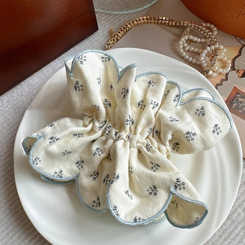 Scrunchies Floral Hair Tie Holder Enchanting Tie Rope for Girl - Image 5