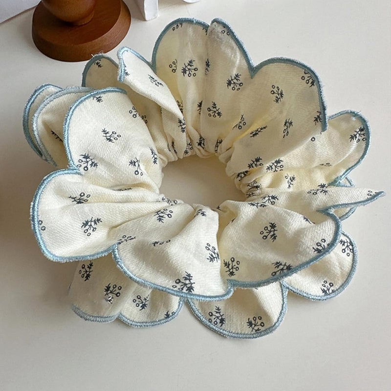 Scrunchies Floral Hair Tie Holder Enchanting Tie Rope for Girl - Image 3