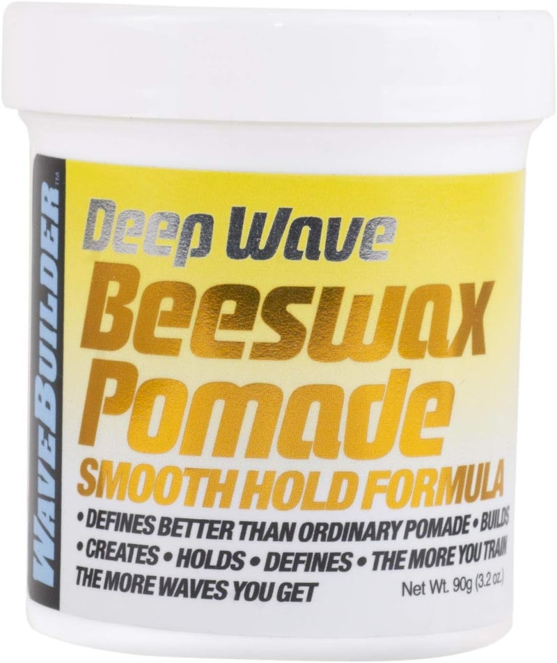 Wavebuilder Deep Wave Beeswax Pomade - Smooth Hold Formula for Defined Waves - Image 1