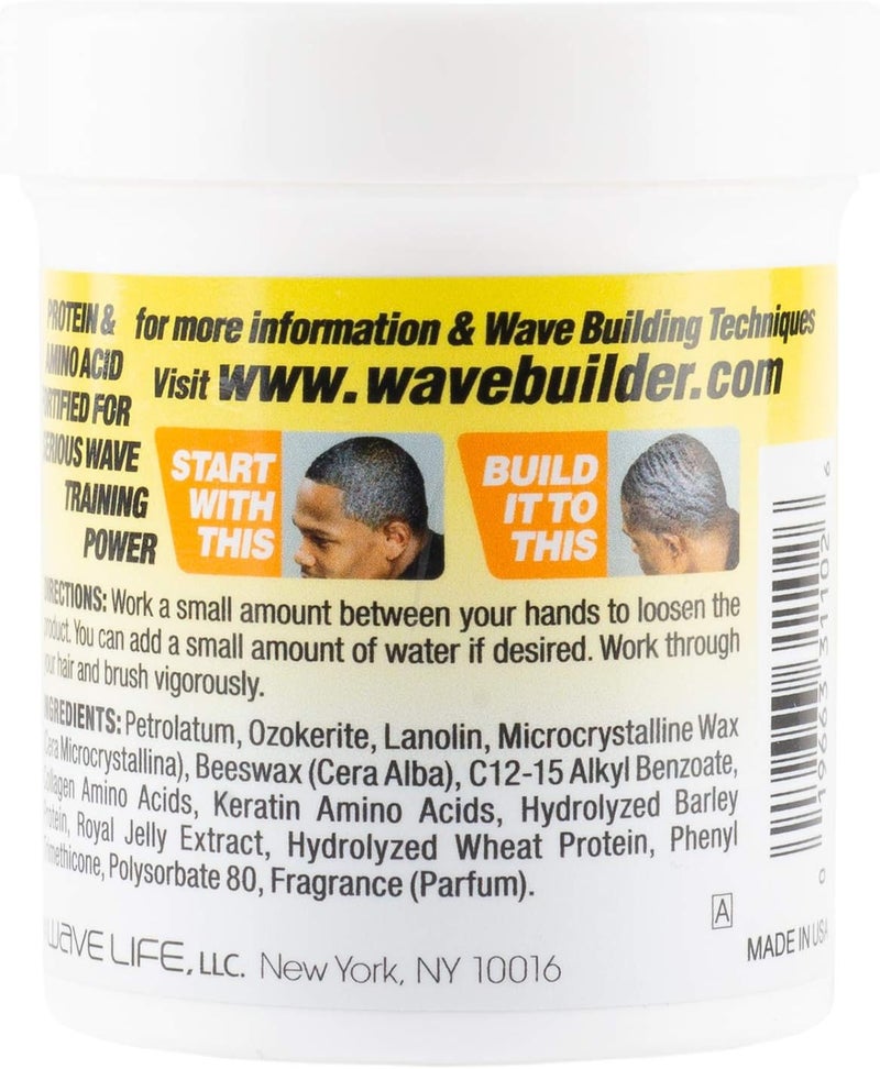 Wavebuilder Deep Wave Beeswax Pomade - Smooth Hold Formula for Defined Waves - Image 2