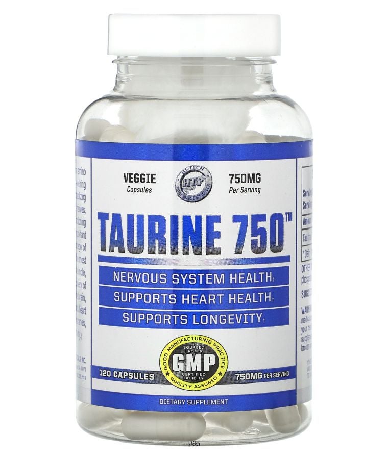hi tech pharmaceuticals Taurine 750 750 mg 120 Capsules