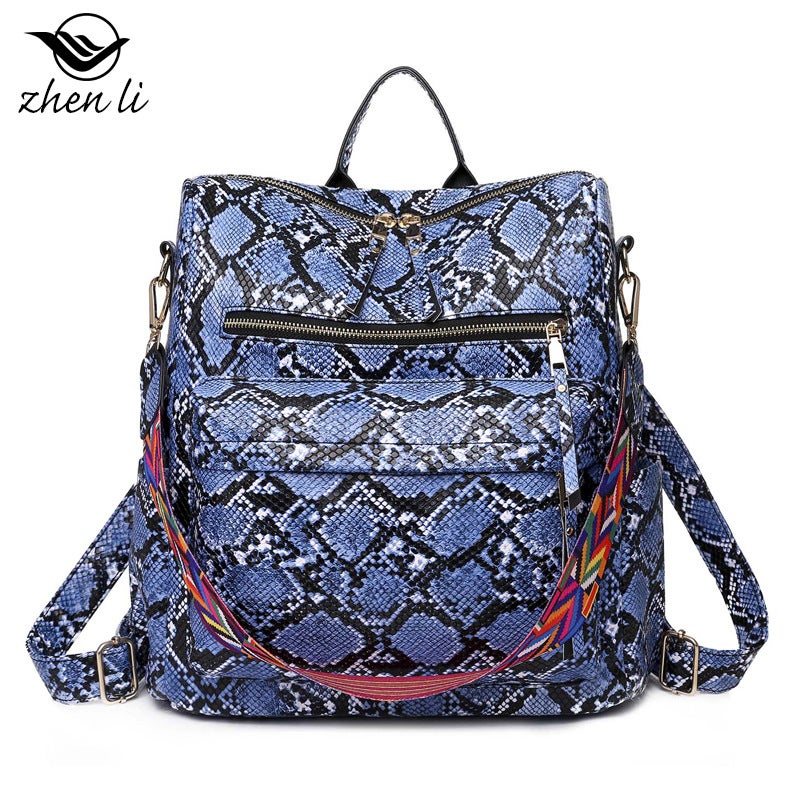 Zhenli Retro Bag Women'S Large Capacity Backpack Niche Design Women'S Backpack Bags Bag - Image 1
