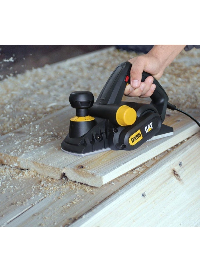 CATERPILLAR CAT DX86 Electric Wood Planer 900W – Professional Power Planer for Wood Smoothing, Trimming & Carpentry Applications - Image 2