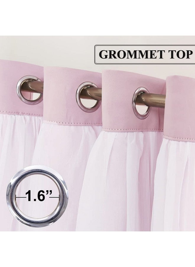 BFAM Sheer Blackout Curtain-Room Darkening Thermal Insulated Eyelet Noise reducing Window and Door Curtains for Bedroom,Living Room, Kids Room Set of 1 - Image 3