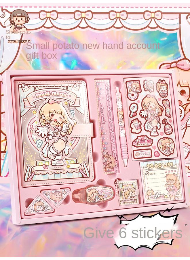 Bluejw Little Ma Shu Ran Ran Star Handbook Suit Notebook Big Gift Bag Love Voice Handbook Suit Gift Box - Image 2