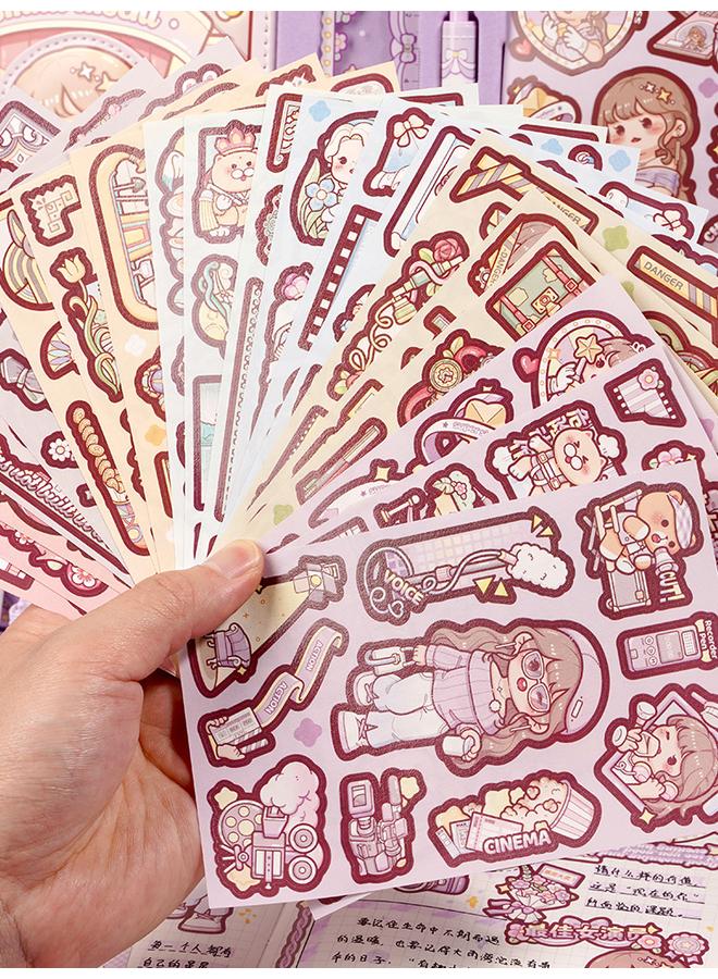 Bluejw Little Ma Shu Ran Ran Star Handbook Suit Notebook Big Gift Bag Love Voice Handbook Suit Gift Box - Image 5