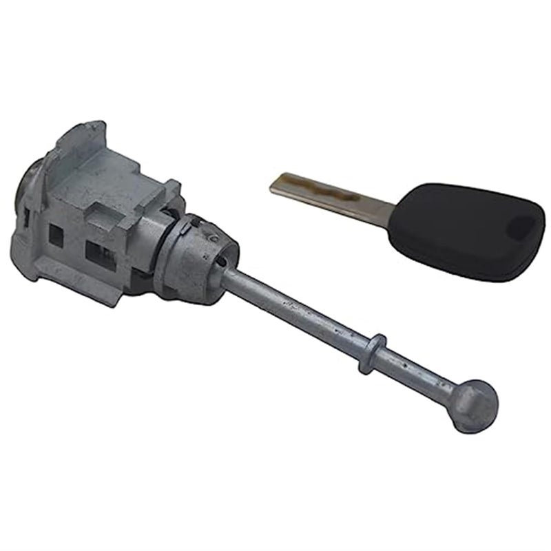QASULER Front Left Door Lock Barrel for Peugeot and Citroen - Image 1