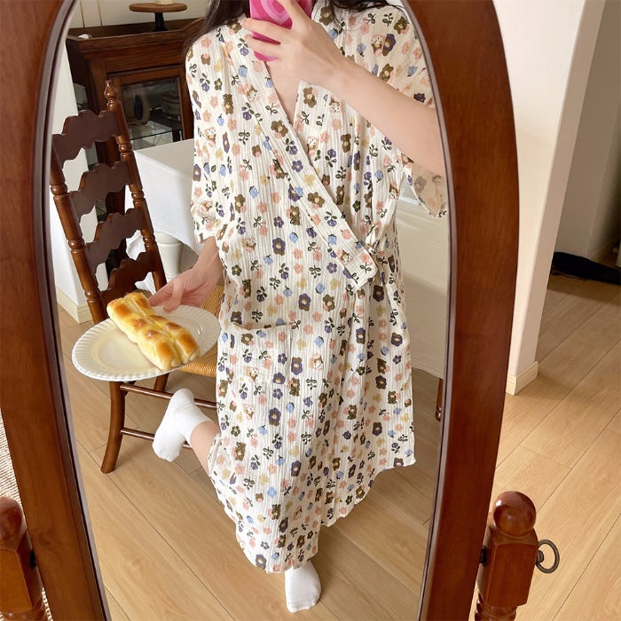 Japanese Summer Bathrobe Pure Cotton - Image 3