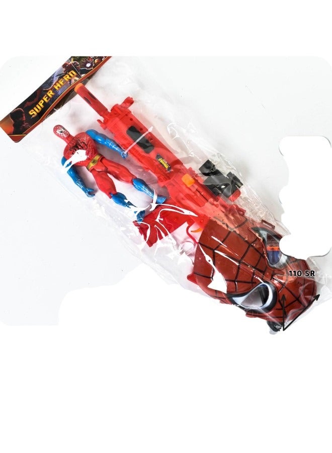 Avengers Soft Revolver with Mask & Action Figure Super Hero Toy