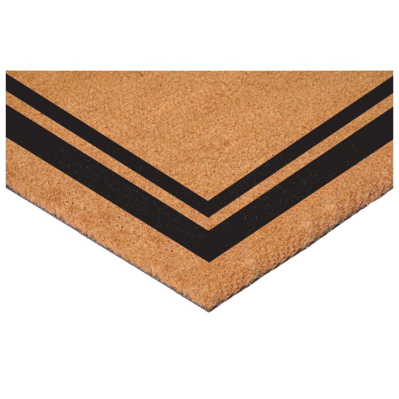 Calloway Mills 152961830H Black Border 18" x 30" Monogram Doormat, (Letter H) - Image 5