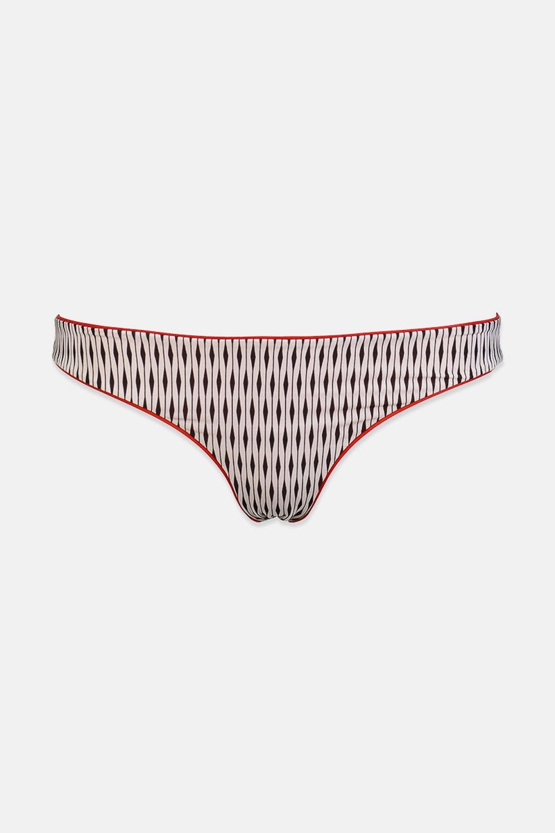LA PERLA Women Slip Donna Beachwear Panty, White Combo  - Image 1