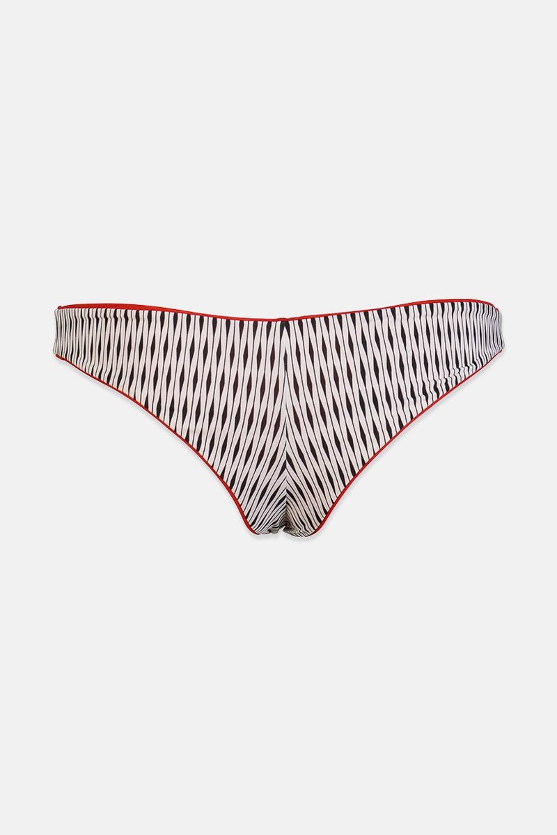 LA PERLA Women Slip Donna Beachwear Panty, White Combo  - Image 2