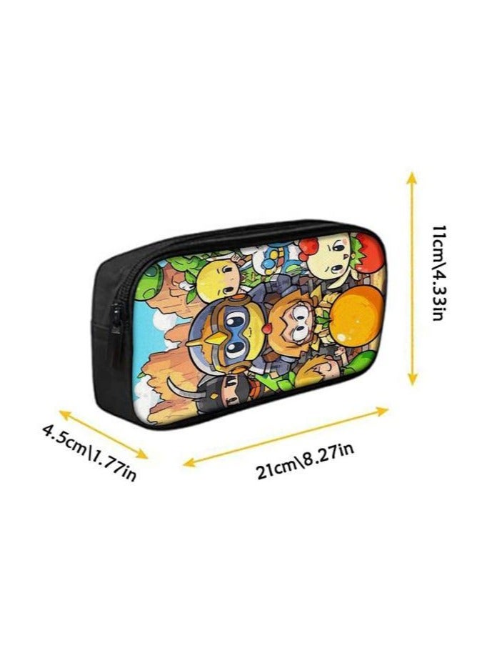 Cartoon three-piece schoolbag with front pocket - 448