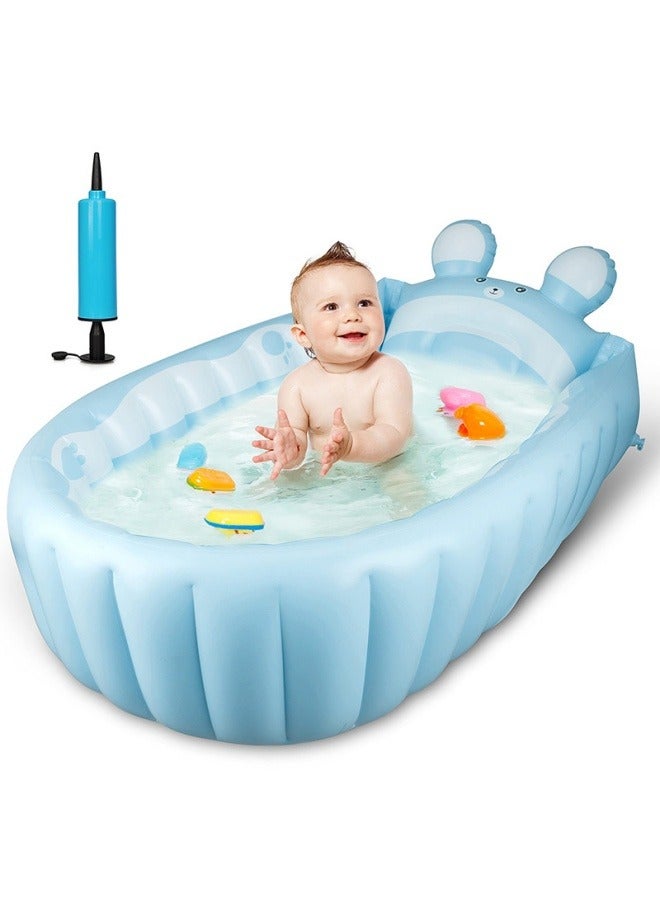 عام حوض استحمام للأطفال قابل للنفخ ، بركة تخزين قابلة للطي ، حوض استحمام للأطفال الحيوانات الكرتونية - Image 1
