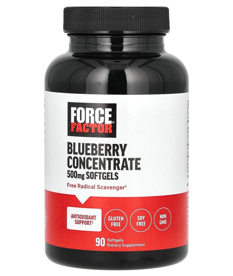 Force Factor Blueberry Concentrate 500 mg 90 Softgels