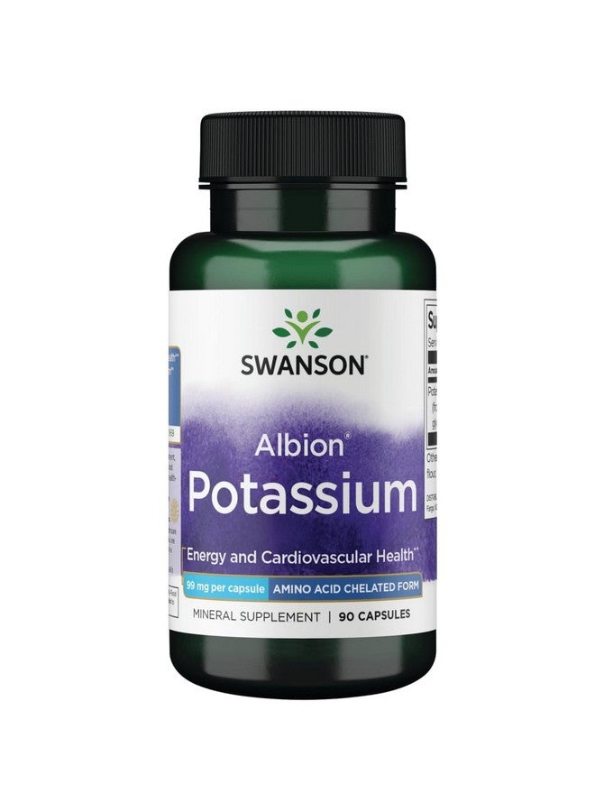 Swanson Albion Complexed Potassium 99 Milligrams 90 Capsules - Image 1