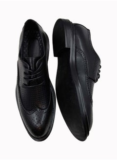 Generic Comfortable Lace-Up Formal Shoes Black  - Image 3