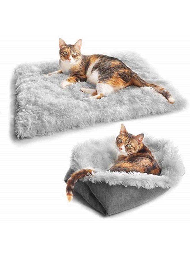 إسكدنيا بساط ل للقطط ثنائي الأغراض رمادي 61x51سم - Image 2