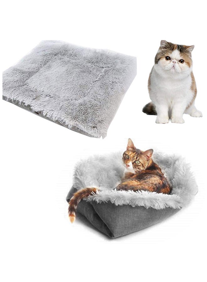 إسكدنيا بساط ل للقطط ثنائي الأغراض رمادي 61x51سم - Image 4