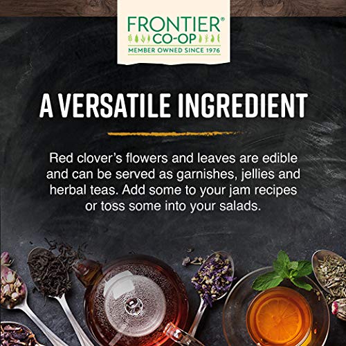 Frontier Co-op Organic Whole Red Clover Blossoms, 0.71oz - Fragrant, Natural & Versatile for Garnishes & Red Clover Tea - Kosher, Non-Irradiated - Image 3