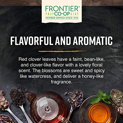 Frontier Co-op Organic Whole Red Clover Blossoms, 0.71oz - Fragrant, Natural & Versatile for Garnishes & Red Clover Tea - Kosher, Non-Irradiated - Image 5