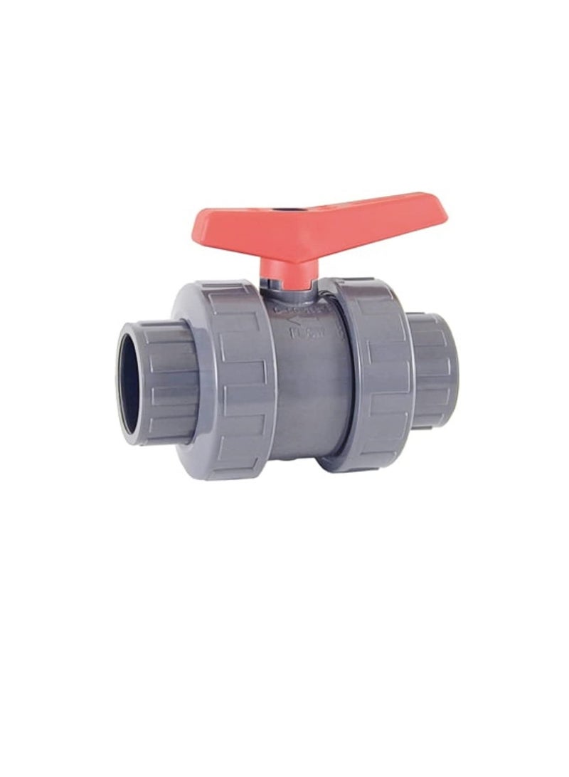 Cepex PVC Heavy Duty Water Supply Pipe Fittings for Swimming Pool, Agriculture, Irrigation & Commercial Plumbing Use (1 Inch, Union Ball Valve (Anti Block)) - Image 2