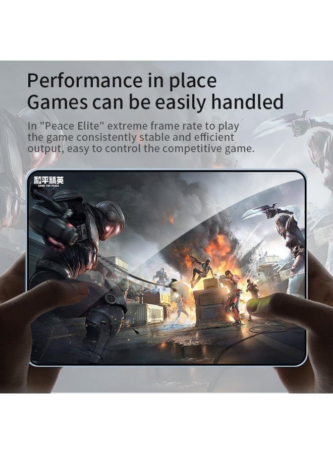 إيرتاب تابلت T300 الذكي بشاشة 10.1 بوصة، يعمل بنظام أندرويد 13، بسعة تخزين 1 تيرابايت وذاكرة وصول عشوائي 16 جيجابايت، ومعالج رباعي النواة، وواي فاي، وشبكة LTE، وشريحة اتصال، وقلم لمس ولوحة مفاتيح - أزرق - Image 3