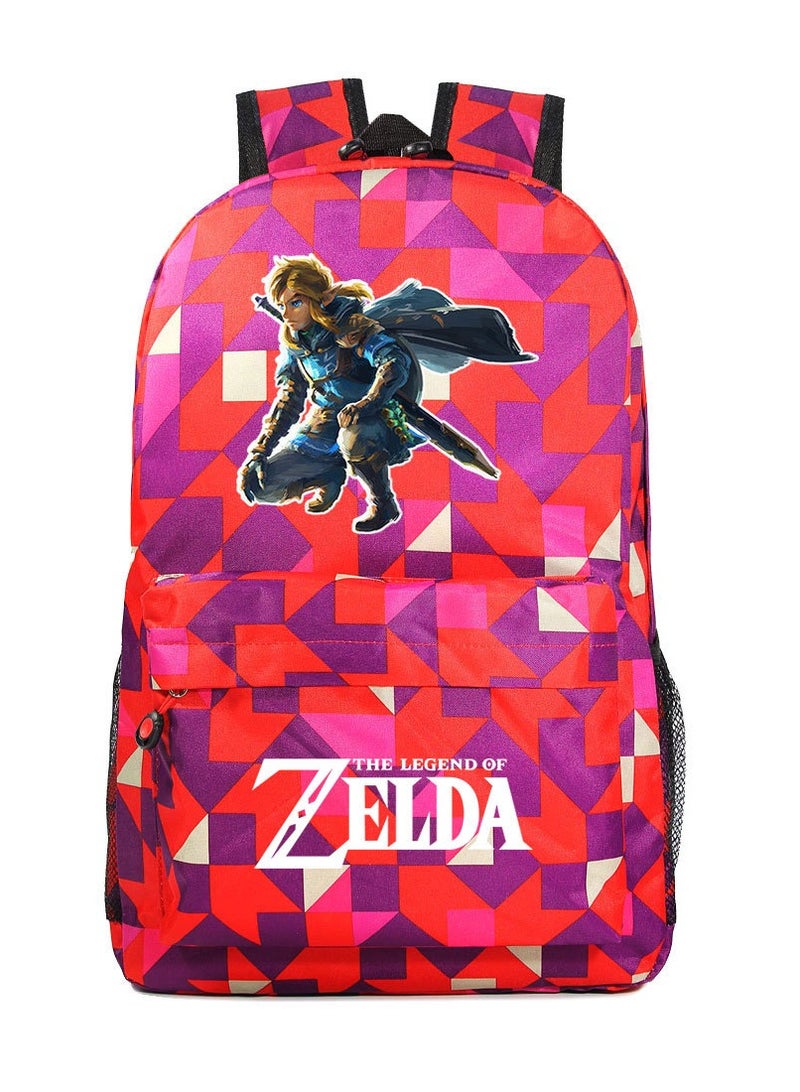 زيلدا حقيبة ظهر كاجوال للشباب مطبوعة