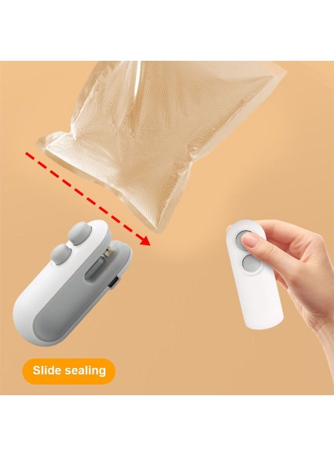 Portable Rechargeable Heat Sealer 16W, 300mAh Battery, Bag Sealing Machine with Magnetic Backing for Refrigerator Storage - Image 2