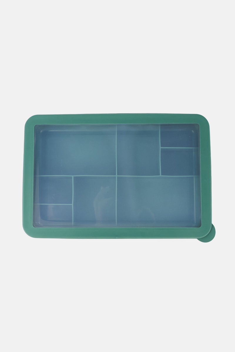 Phantom Chef صندوق غداء مع 8 أقسام، أخضر - Image 1