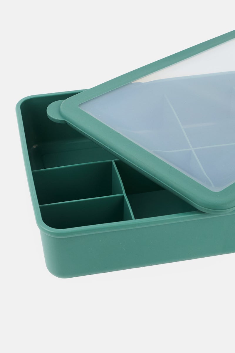 Phantom Chef صندوق غداء مع 8 أقسام، أخضر - Image 3