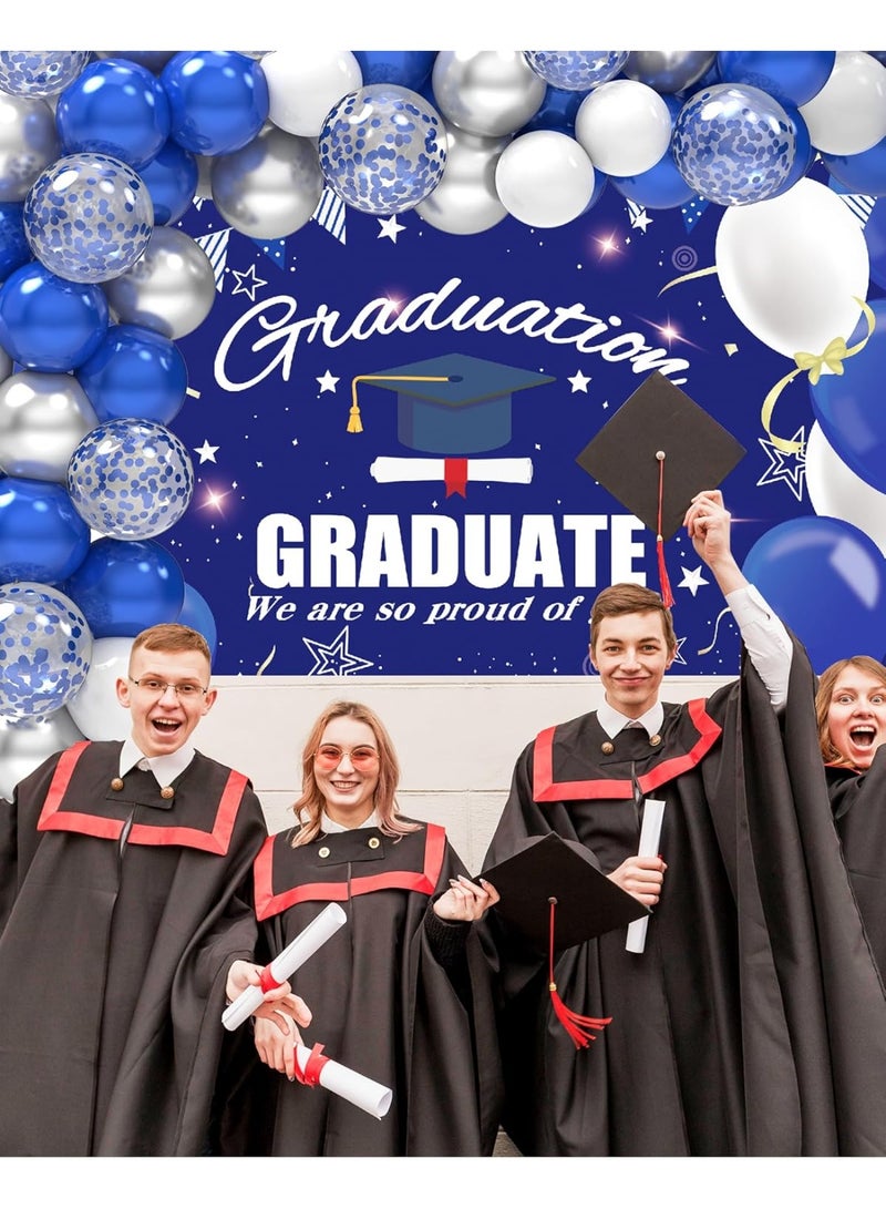 Mordely Congrats Grad Photography Backdrop,70.8 x 43.3 Inch, Background Congratulations Class of 2025 Graduation Party Decorations Photo Booth Props - Image 3