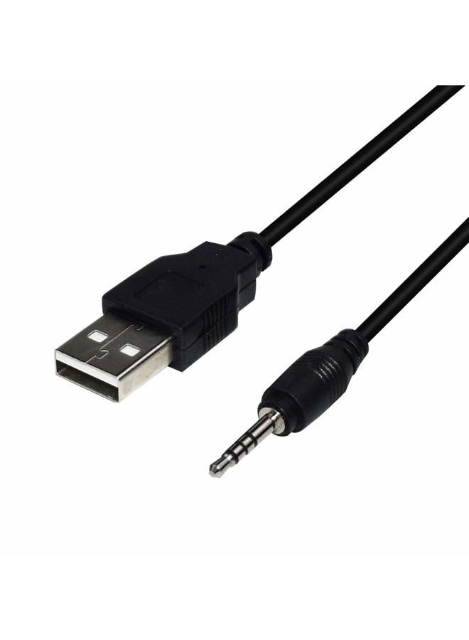 Saipomor كابل شحن USB بطول 60 سم إلى جاك 2.5 مم لسماعات Synchros S300 S300I S300a S500 S700 S400BT J56BT E40BT E30 E40 E50BT S400BT - Image 4