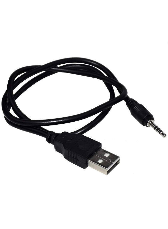 Saipomor كابل شحن USB بطول 60 سم إلى جاك 2.5 مم لسماعات Synchros S300 S300I S300a S500 S700 S400BT J56BT E40BT E30 E40 E50BT S400BT - Image 2