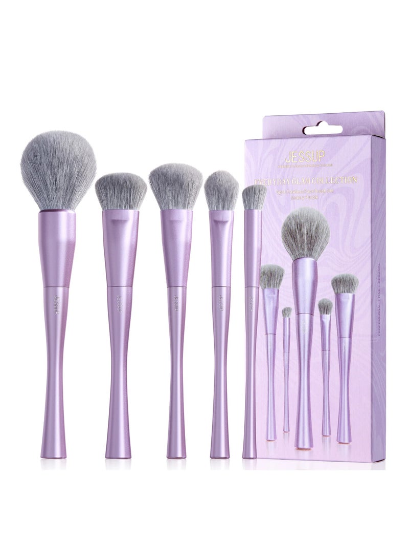 Jessup JESSUP 14pcs Luxury Purple Makeup Brushes Collection