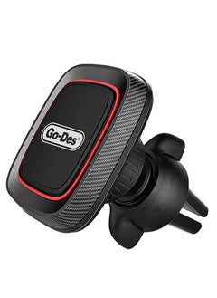 GO-DES حامل هاتف مغناطيسي بفتحة تهوية السيارة من GO-Des GD-HD611، حامل هاتف محمول يدور 360 درجة للسيارة متوافق مع iPhone 13 Mini/iPhone 13/13 Pro / 13 Pro Max  - Image 1